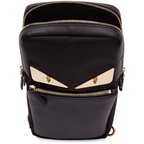 fendi black bag bugs single-strap backpack for sale|Fendi Black Bag Bugs Single.